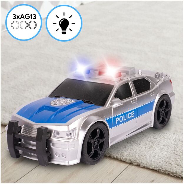 Žaislinis Policijos automobilis su šviesa, garsu ir atidaroma bagažine 6