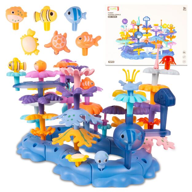 Konstruktorius Jūriniai koralai, 76 vnt.