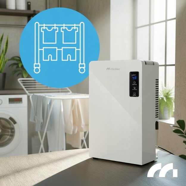 Maltec oro sausintuvas - drėgmės sugėriklis DH-2200 WHITE 2.2L 90W 4