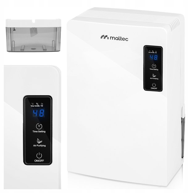 Maltec oro sausintuvas - drėgmės sugėriklis DH-2200 WHITE 2.2L 90W
