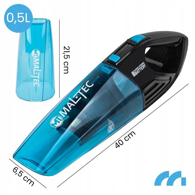 Belaidis rankinis automobilinis dulkių siurblys Maltec  8