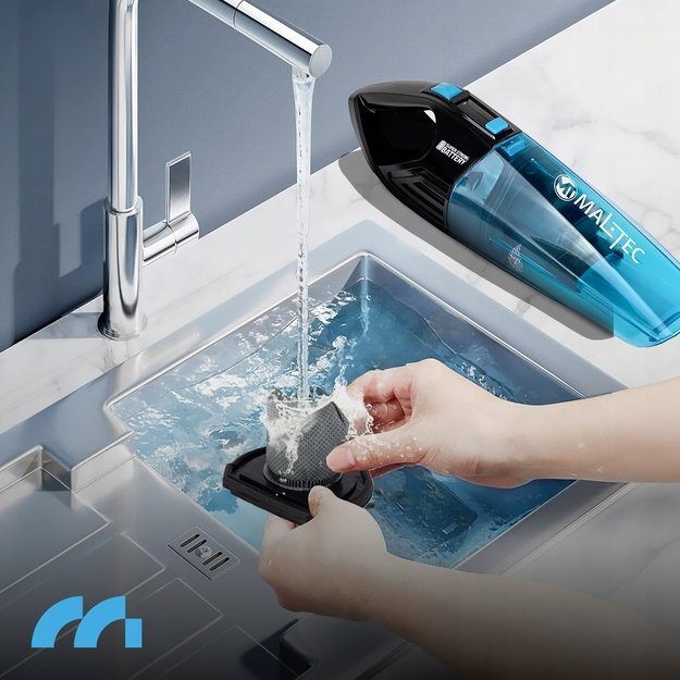 Belaidis rankinis automobilinis dulkių siurblys Maltec  5