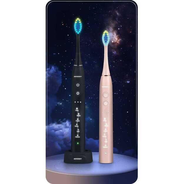 Berdsen Galaxy Duo sonic dantų šepetėlių rinkinys iš 2 vnt 1