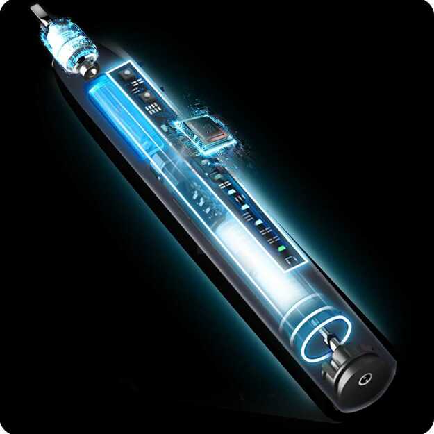 Berdsen Galaxy Duo sonic dantų šepetėlių rinkinys iš 2 vnt 6