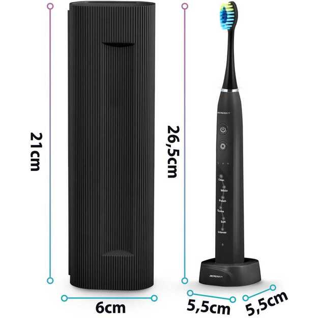 Berdsen Galaxy Duo sonic dantų šepetėlių rinkinys iš 2 vnt 7