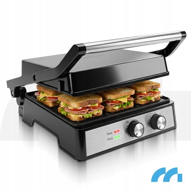 Sumuštinių kepimo grilis, elektrinis sulankstomas skrudintuvas, galingas, 2500 W 9