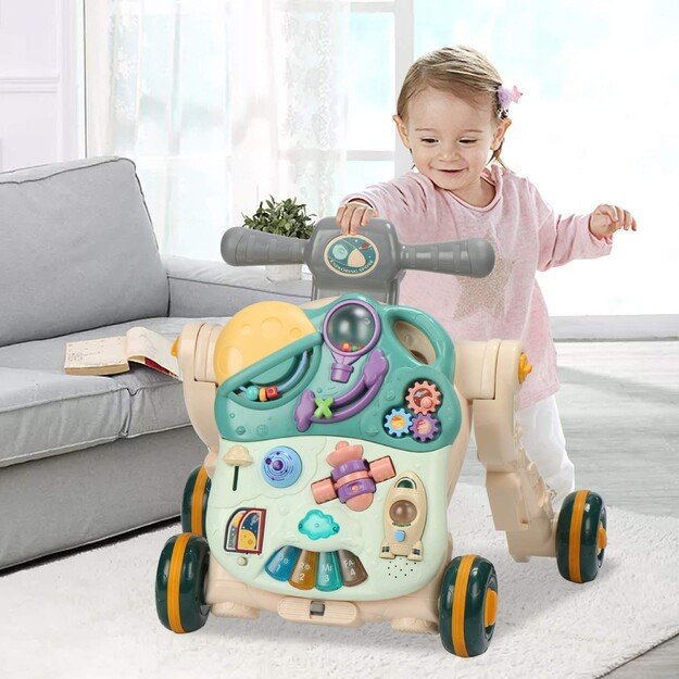 Lavinamasis stumdukas- staliukas 4in1 Kosmosas kūdikiams 2