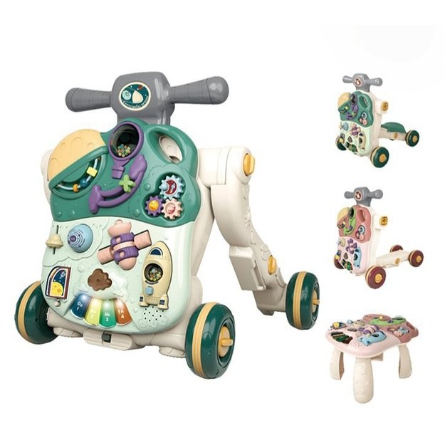 Lavinamasis stumdukas- staliukas 4in1 Kosmosas kūdikiams