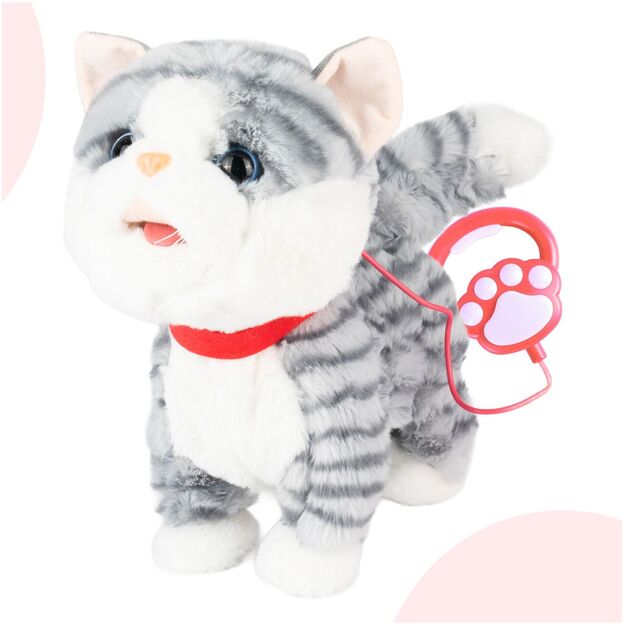 Interaktyvus minkštas žaislas pliušinis kačiukas Bonifacijus 8