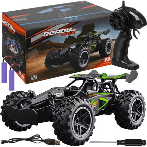 Nuotoliniu būdu valdymas automobilis „Monster“ 1:18 USB