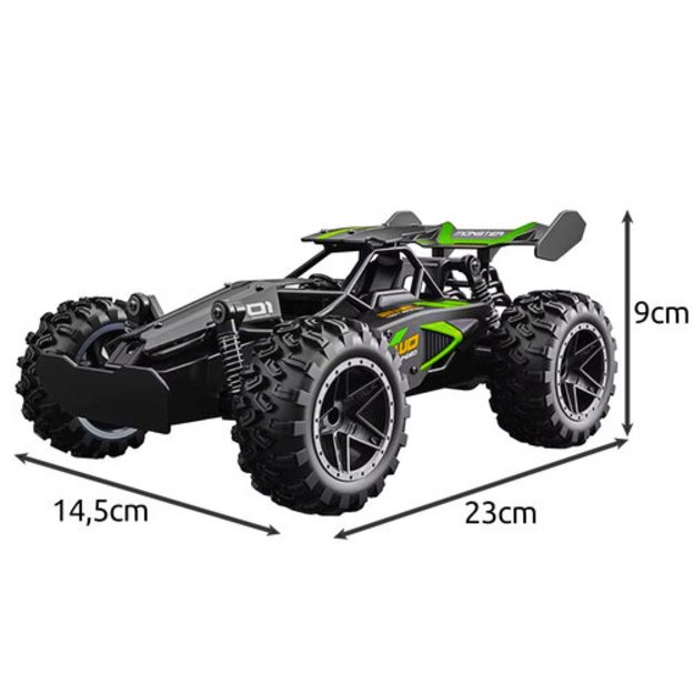 Nuotoliniu būdu valdymas automobilis „Monster“ 1:18 USB