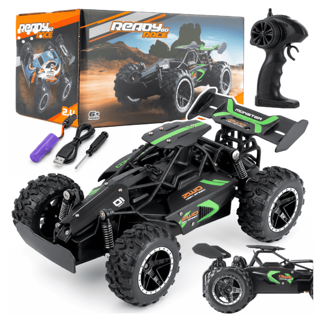 Nuotoliniu būdu valdymas automobilis „Monster“ 1:18 USB
