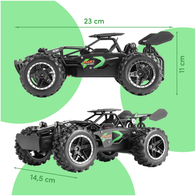 Nuotoliniu būdu valdymas automobilis „Monster“ 1:18 USB