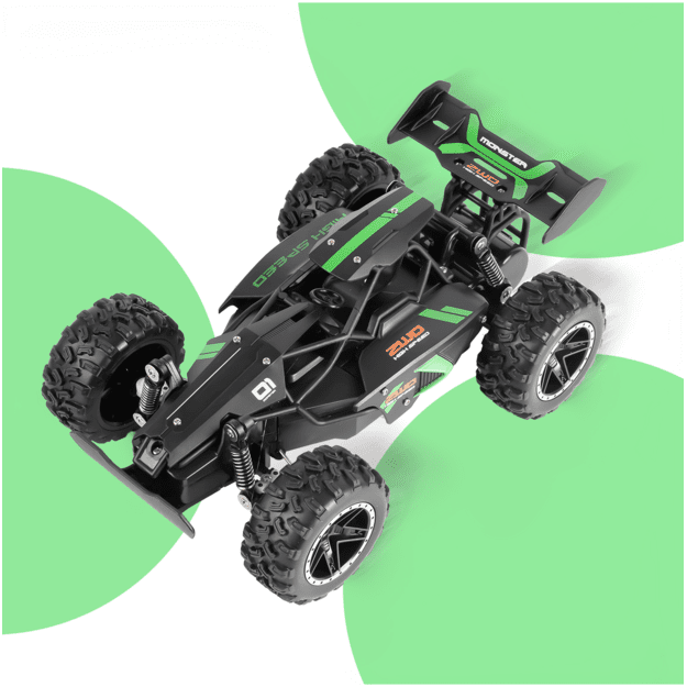 Nuotoliniu būdu valdymas automobilis „Monster“ 1:18 USB