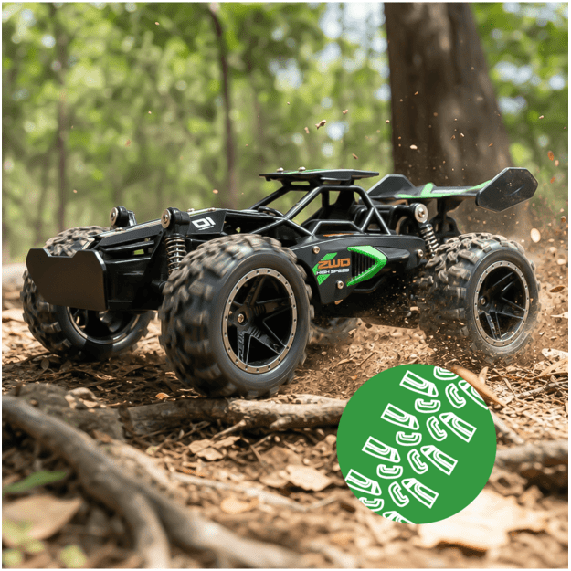 Nuotoliniu būdu valdymas automobilis „Monster“ 1:18 USB