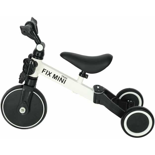 Trike Fix Mini krosinis triratukas 3in1 su pedalais, baltas