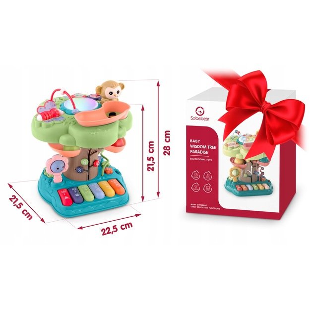 Lavinamasis muzikinis žaislas Medis, Ricokids 781600