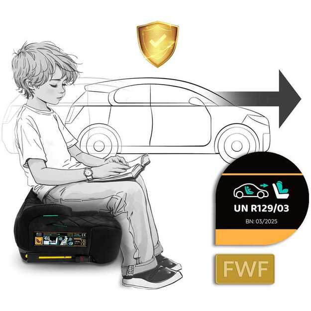 Automobilinė kėdutė, Isofix 22–36 kg Louis Nukido 710200