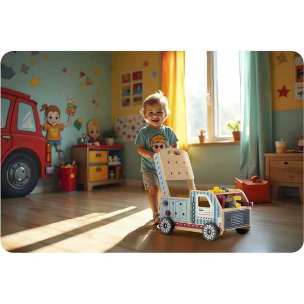 Medinis stumdukas - vaikštynė su įrankiais RK-874 Ricokids 10