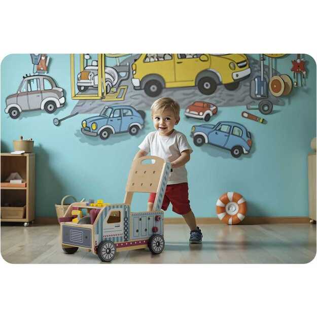 Medinis stumdukas - vaikštynė su įrankiais RK-874 Ricokids 9