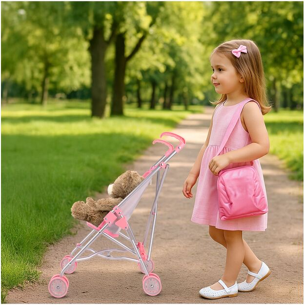 Sulankstomas vežimėlis lėlei Vienaragis ir princesė 10