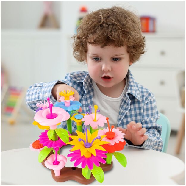 Konstruktorius gėlės, 48 vnt, 5