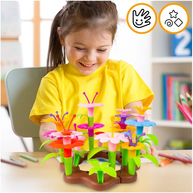 Konstruktorius gėlės, 48 vnt, 4