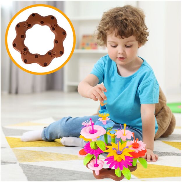 Konstruktorius gėlės, 48 vnt, 6