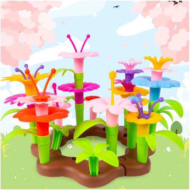 Konstruktorius gėlės, 48 vnt, 12