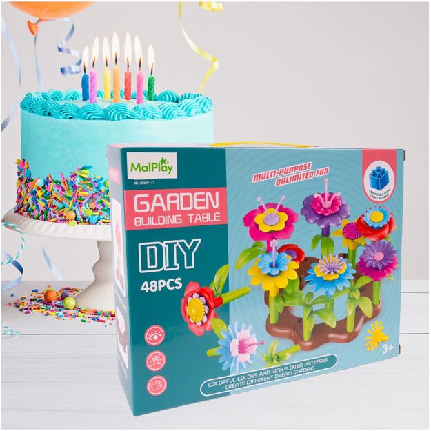 Konstruktorius gėlės, 48 vnt, 14