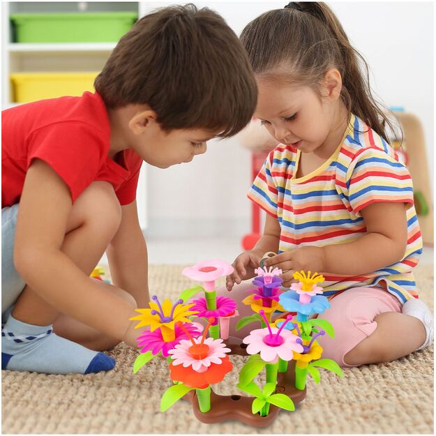 Konstruktorius gėlės, 48 vnt, 13