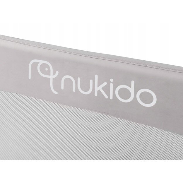 Apsauginis turėklas lovai Nukido 180 x 42 x 35 cm, pilkos spalvos 9