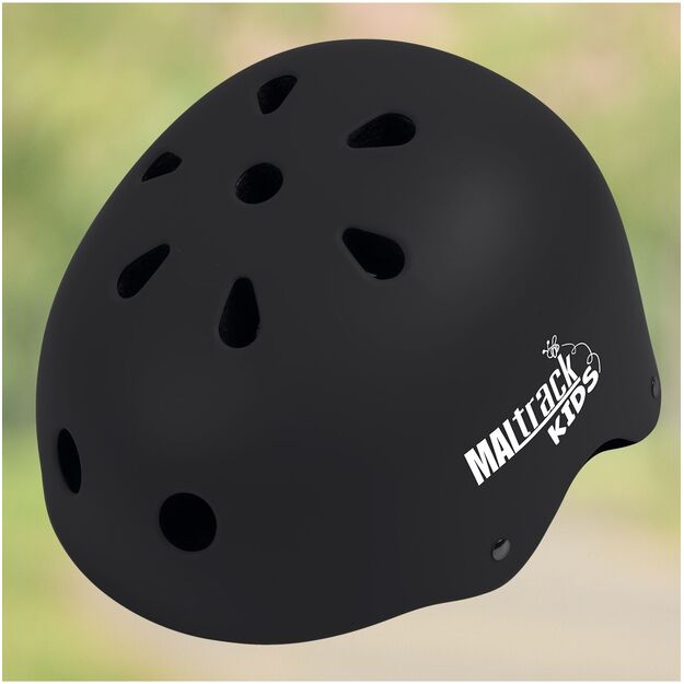 Vaikiškas dviračio šalmas, reguliuojamas, 48–54 cm, juodas 7