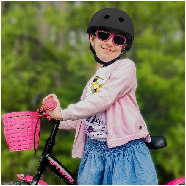 Vaikiškas dviračio šalmas, reguliuojamas, 48–54 cm, juodas 14