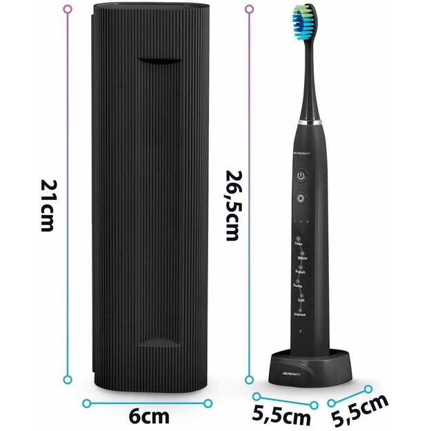 Berdsen Galaxy Duo sonic dantų šepetėlių rinkinys iš 2 vnt 15