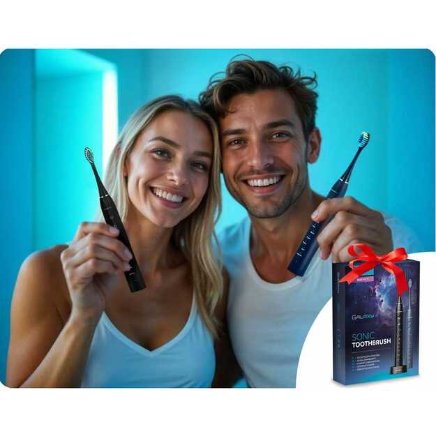 Berdsen Galaxy Duo sonic dantų šepetėlių rinkinys iš 2 vnt 14