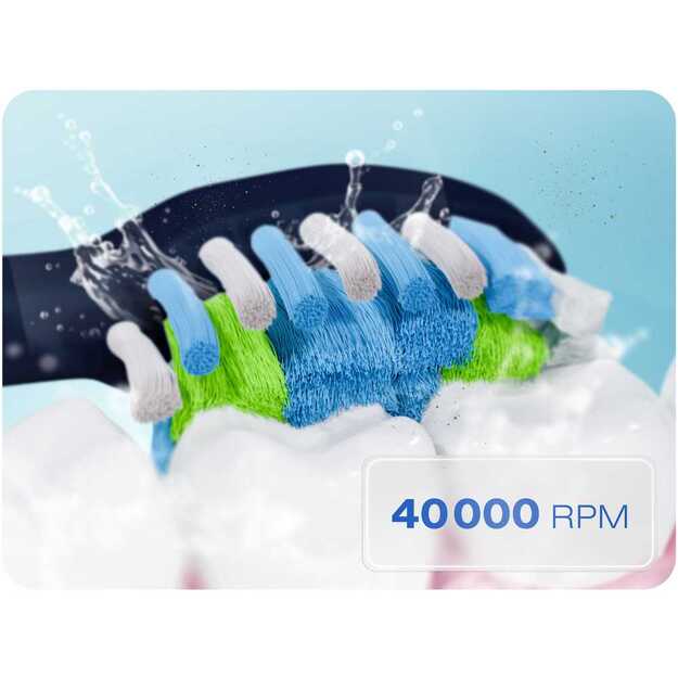 Berdsen Galaxy Duo sonic dantų šepetėlių rinkinys iš 2 vnt 8