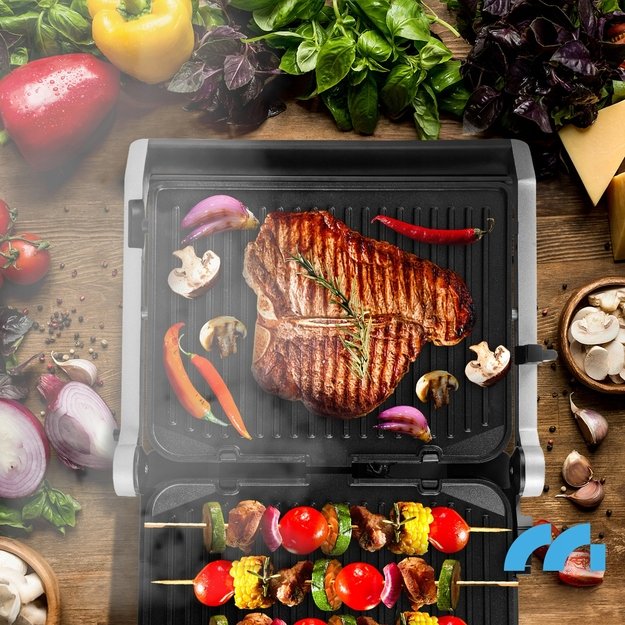 Didelis sumuštinių kepimo grilis, elektrinis sulankstomas skrudintuvas, „Panini“, 2500 W 5