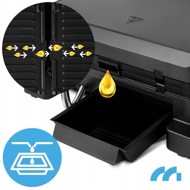 Didelis sumuštinių kepimo grilis, elektrinis sulankstomas skrudintuvas, „Panini“, 2500 W 9