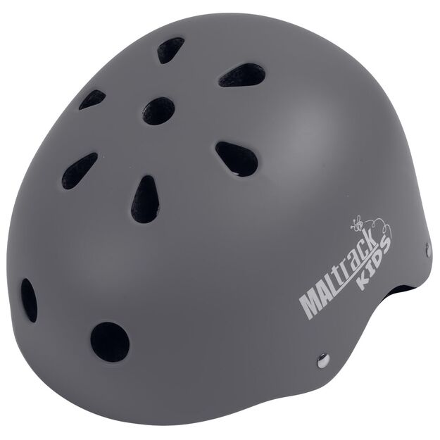 Vaikiškas dviratininko šalmas, reguliuojamas, 48–54 cm, pilkas 8