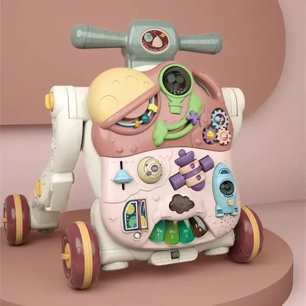 Lavinamasis stumdukas- staliukas 4in1 Kosmosas kūdikiams 4