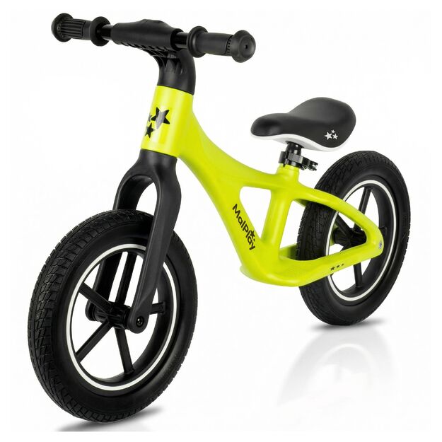 Balansinis dviratis vaikams nuo 2 metų, 12 colių, PU ratai, lengvi, 3,4 kg, „Nylu Lemon“