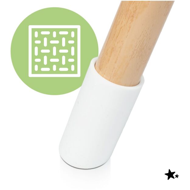 Sulankstoma vaikiška maitinimo kėdutė su reguliuojamu padėklu ir saugos diržu 3in1 BITEO 6