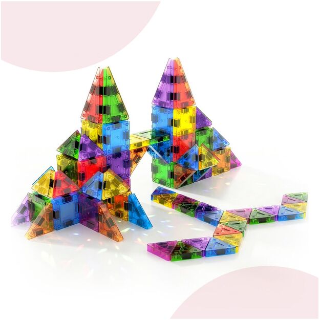 Magnetinis konstruktorius 3,75 cm mini blokeliais, 76 vnt. 5