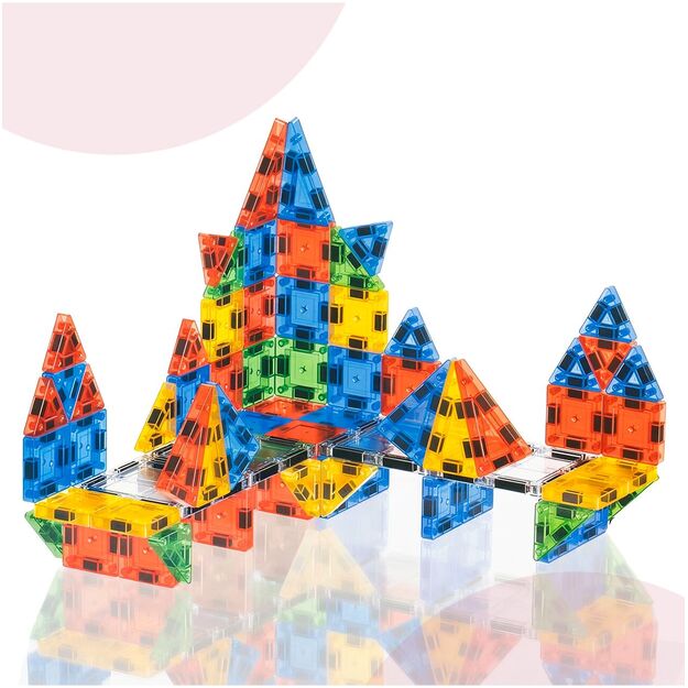 Magnetinis konstruktorius 3,75 cm mini blokeliais, 76 vnt. 9