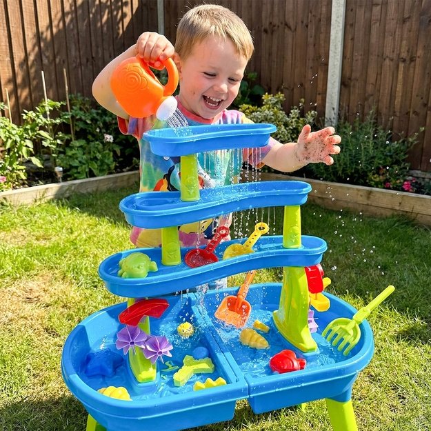 Smėlio ir vandens žaidimų stalas su priedais, 46 el. 5