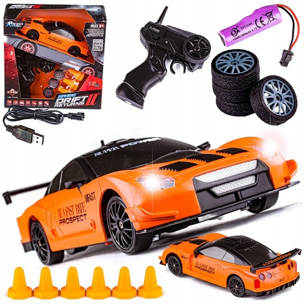 Nuotoliniu būdu valdomas automobilis RC Drift 4x4