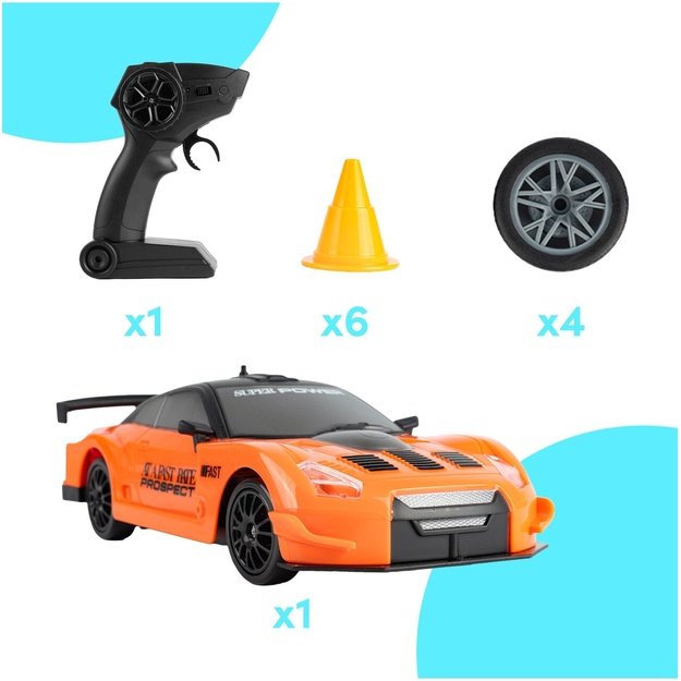 Nuotoliniu būdu valdomas automobilis RC Drift 4x4