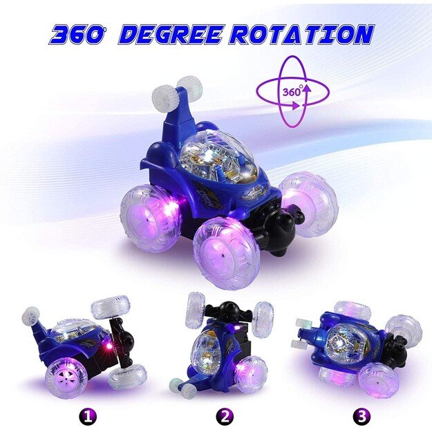 Nuotoliniu būdu valdomas kaskadininkų automobilis 1