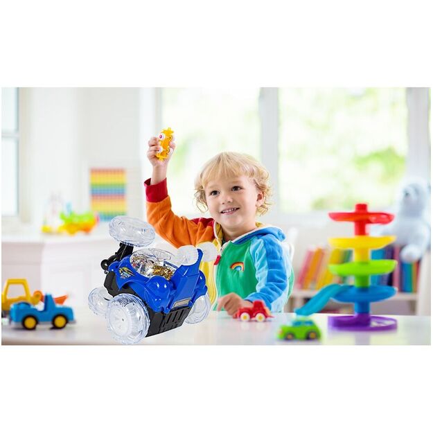 Nuotoliniu būdu valdomas kaskadininkų automobilis 6